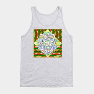 Green Lion King ecopop Tank Top